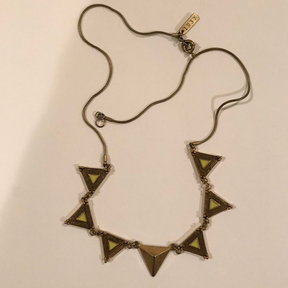 Madewell gold statement necklace